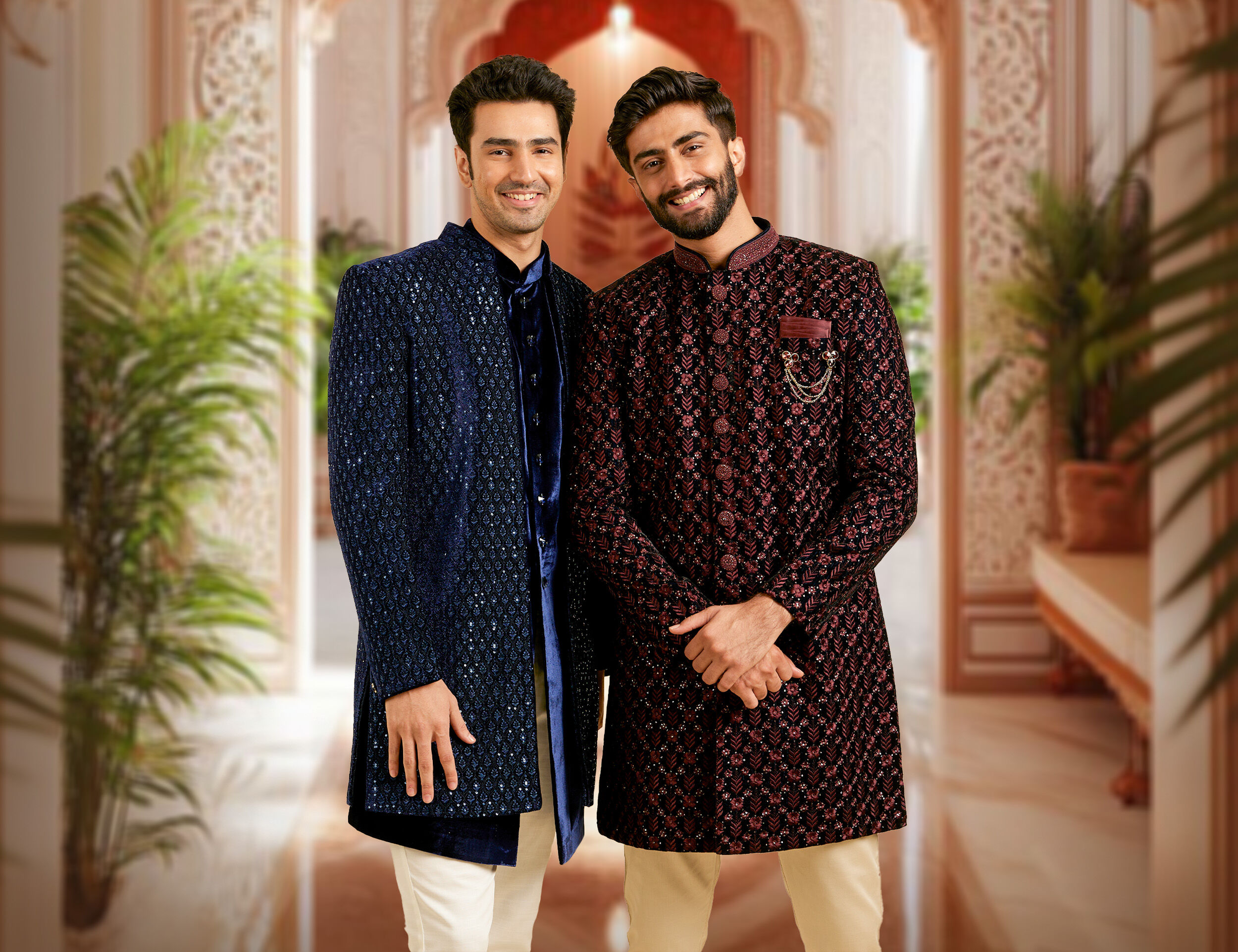 Groom in a sherwani